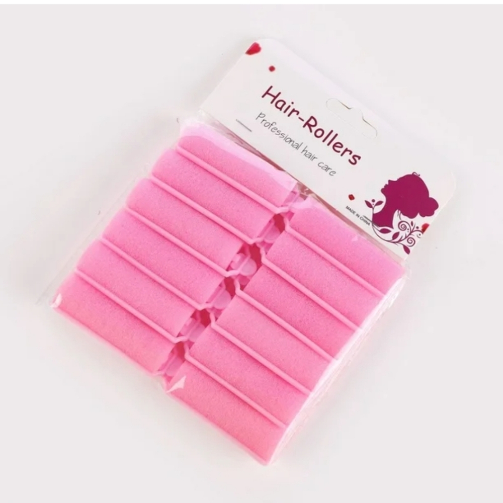 Pink Hair Rollers - Professional Hair Care set of 40 curlers